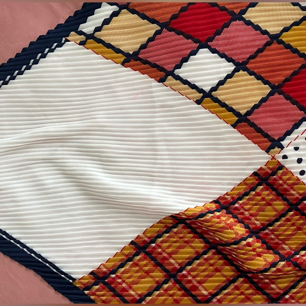 Colorful Geometric Pattern Scarf